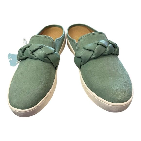 NEW Revitalign Barbados Hanna Braid Frst Green Slip-on Mules 12 - Picture 3 of 6